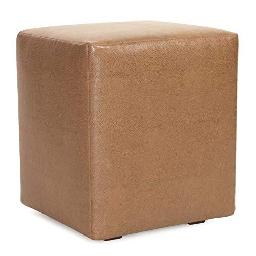 Howard Elliott Replacement Slipcover Exclusively Made for Howard Elliott Universal Cube Ottoman, 100% Polyurethane Fabric (Ottoman Not Included), Avanti Bronze