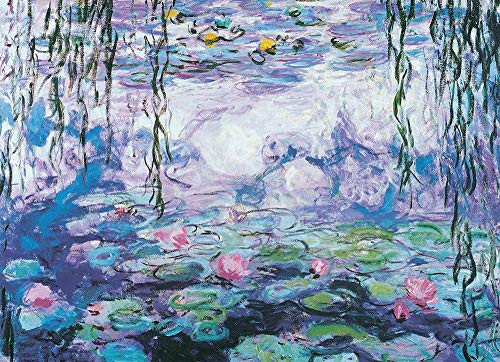 DDTOP Jigsaw Puzzles for Adults Teens - World Famous Painting Series - Claude Monet Water Lily Jigsaw Puzzle - Unique Premium Art Museum Collection 1000 Piece Puzzles Toys