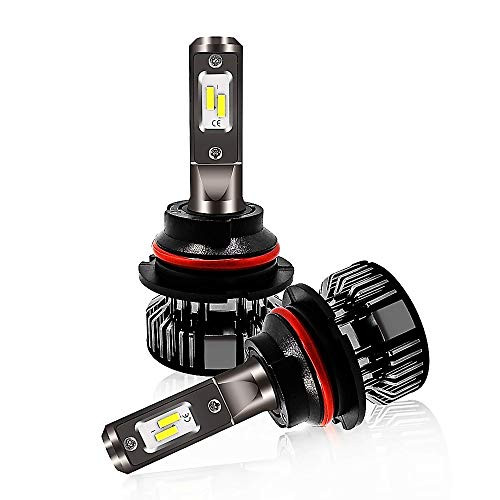 10000 Lumens Extremely Bright 9004 High/Low Beam LED Headlight Bulbs V8 Series HB1 LED Light Bulb All-in-One Conversion Kit Xenon White 6000k