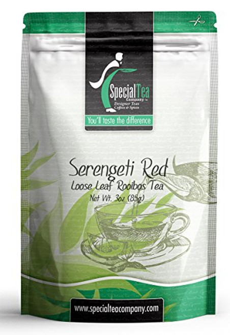 Special Tea Rooibos Loose Leaf Tea, Serengeti Red, 3 Ounce