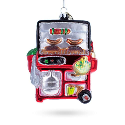 BestPysanky The Grill Glass Christmas Ornament
