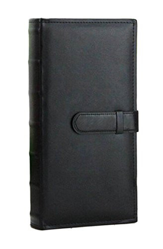 Wei Long Photo Album Hold 300 Pockets, 3.5"x5" Photos, (Black)
