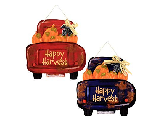 Greenbrier Hanging Wooden Thanksgiving Harvest Autumn Themed Decor Sign