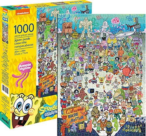 Aquarius Spongebob Squarepants Cast 1000 Pc Puzzle, Multicolor (65361)