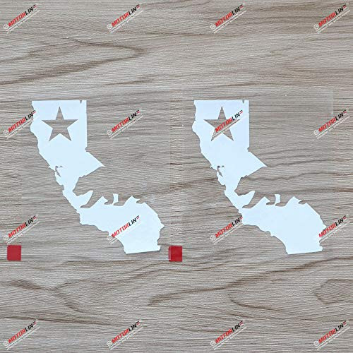 3S MOTORLINE (2) 4'' California Bear Decal Sticker Map Outline Republic Cali Car Vinyl White sda1 3S MOTORLINE (2) 4'' California Bear Decal Sticker Map Outline Republic Cali Car Vinyl White sda1