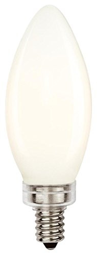 Westinghouse 5021020 40-Watt Equivalent B11 Dimmable Soft White Filament LED Light Bulb with Candelabra Base (6 Pack)
