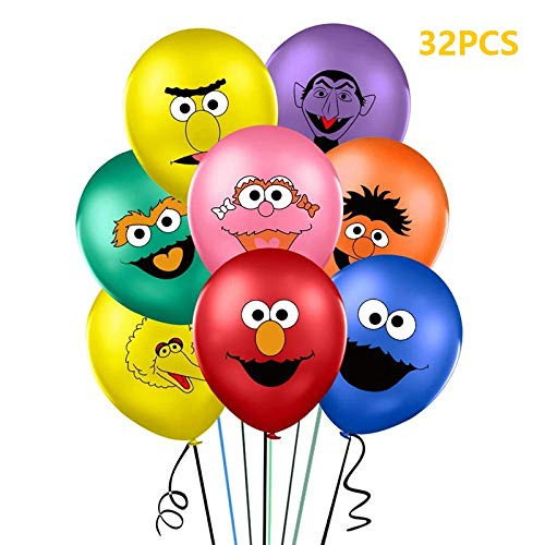Sesame theme Party Supplies 32Pcs Sesame theme Balloons 12" Latex Balloons for Kids Birthday Party Favor Supplies Decorations Perfect for Your Themed Party Sesame theme Party Supplies 32Pcs Sesame theme Balloons 12" Latex Balloons for Kids Birthday Party Favor Supplies Decorations Perfect for Your Themed Party