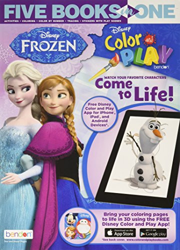 Disney Frozen Bendon 41960 5-in-1 Coloring and Activity Book