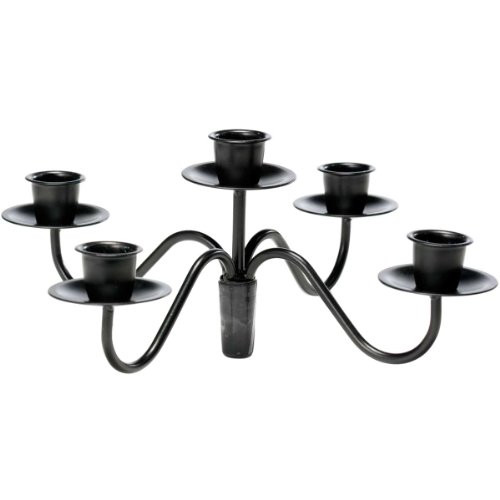 Oenophilia Afterglow Wine Bottle Candelabra, Wine Bottle Candle Holder, 5 Candle Holder Tapers
