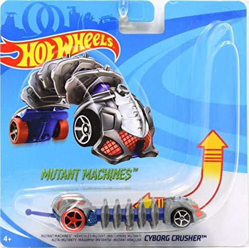 Hot Wheels Mutant Machines Vehicle - Cyborg Crusher l Unique Slithering Action Car