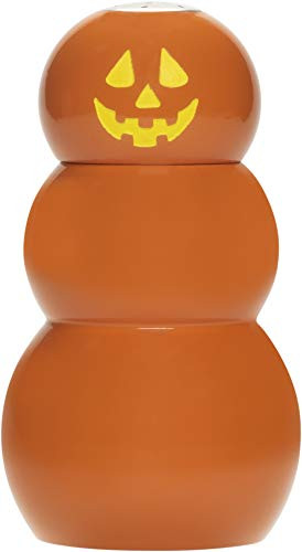 Fletchers' Mill Jack O' Lantern Salt Shaker, 6 inch, orange