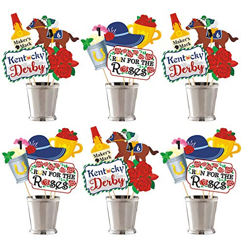 Kentucky Derby Centerpieces Sticks Talk Derby to me Table Toppers for Hoses Race Birthday Party Horse Themed Party Decorations Derby Day Party Supplies Kentucky Derby Centerpieces Sticks Talk Derby to me Table Toppers for Hoses Race Birthday Party Horse Themed Party Decorations Derby Day Party Supplies