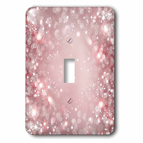 3dRose lsp_222283_1 White and Pink Sparkle Bokeh With Stars Single Toggle Switch 3dRose lsp_222283_1 White and Pink Sparkle Bokeh With Stars Single Toggle Switch