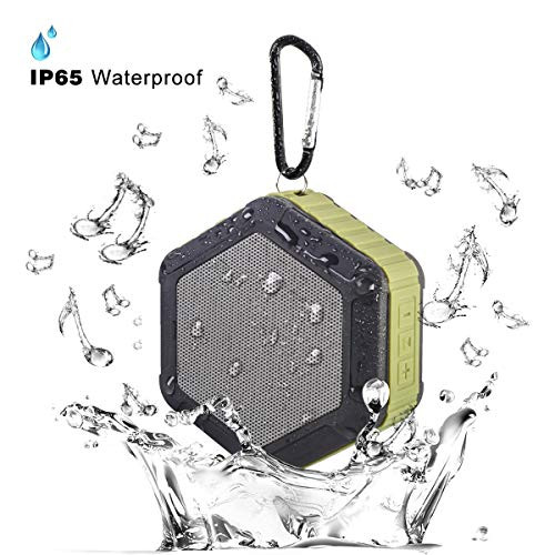 Outdoor Waterproof Speakers, By-Heart Portable Bluetooth Speaker, Mini Shower Travel Speaker, Wireless Built-in Mic, Rich Bass, TF/SD Card Support, Compatible with iPhone, Android