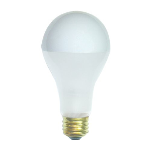 Bulbrite 861044 100 W Dimmable A21 Shape LED Bulb (E26) Base with Medium Screw, 8 Pack, Frost Silver Bowl