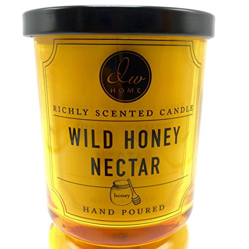 Dw Home Wild Honey Nectar Richly Scented Candle Small Single Wick, Yellow , 4 oz