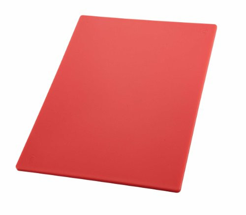 Winco Cutting Board, 12 by 18 by 1/2-Inch, Red