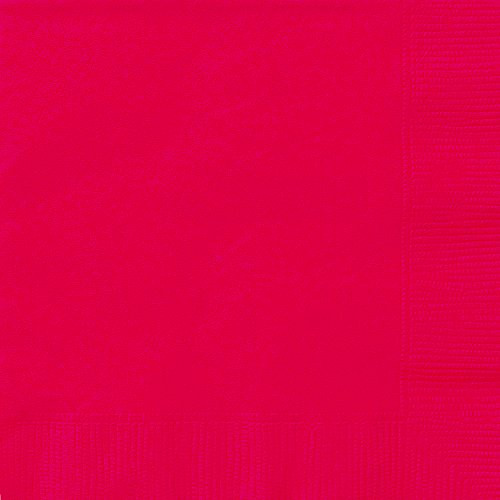Red Paper Napkins, 50ct