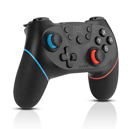 WellToBe Wireless Controller for Nintendo Switch, Wireless Switch Pro Controller Gamepad Joypad Remote Joystick for Nintendo Switch Console Supports Screenshot, Vibration, Turbo and Motion Functions