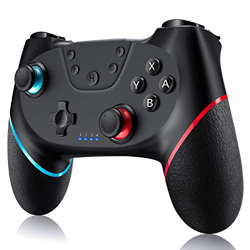 Gamory Wireless Pro Controller for Nintendo Switch, Controller for Switch/Switch Lite, Supporting Motion Control, Dual Vibration & Turbo Function [Upgraded Version]
