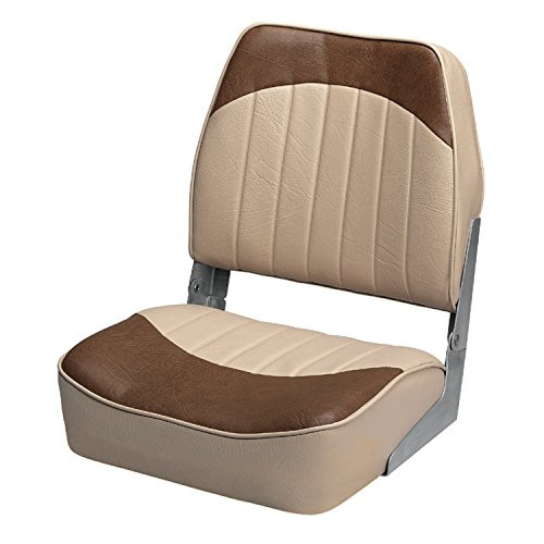 Wise 8WD734PLS-662 Low Back Boat Seat, Sand/Brown