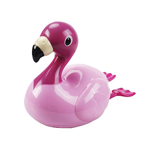 WHISTIME Bathtime Toys Spray Watering Flamingo Bath Toys Sprinkler Bathtub Tub Toys Fun Shower Time Pool Toys Water Table Toys for Toddlers Kids Baby Boys Girls 2 3 4 5 Years Old