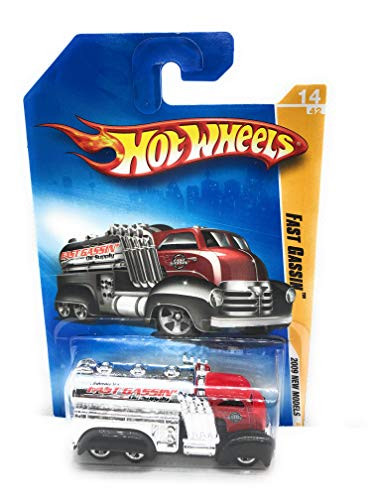 HOT WHEELS 2009 NEW MODELS RED CAB 14/42 FAST GASSIN OIL SUPPLY TRUCK 014/190
