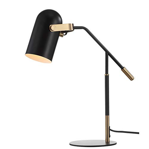 JONATHAN Y JYL6116A Edison 19.25" Metal LED Task Lamp, Contemporary for Bedroom, Living Room, Office, Black/Brass Gold JONATHAN Y JYL6116A Edison 19.25" Metal LED Task Lamp, Contemporary for Bedroom, Living Room, Office, Black/Brass Gold