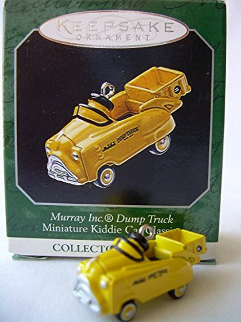 Hallmark 1998 Ornament Miniature Murray Inc Dump Truck 4th in Series Miniature Kiddie Car Classics Hallmark 1998 Ornament Miniature Murray Inc Dump Truck 4th in Series Miniature Kiddie Car Classics