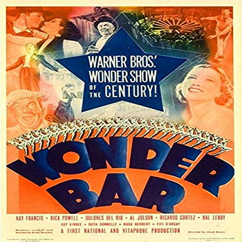 Wonder Bar Top Left Ricardo Cortez Left Center Al Jolson Bottom Right Kay Francis On Midget Window Card 1934 Movie Poster Masterprint (11 x 17)