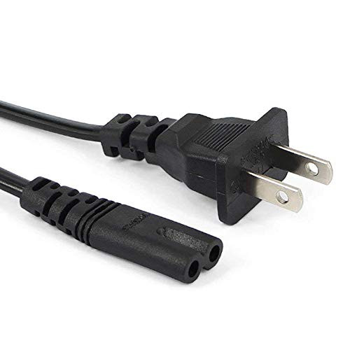 Power Cord Cable Compatible with Sony PS4 (Playstation 4 Slim) PS3, Xbox One S, Xbox One X Game Console