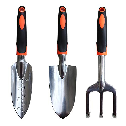 XLD Garden Tool Set - Gardening Gifts Tool Set Including Trowel, Cultivator Hand Rake, Transplant Trowel