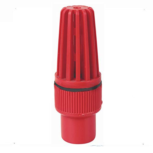 XT 1-1/4" Red Body PVC Foot Valve Socket, PN16 At 73°F (1-1/4")