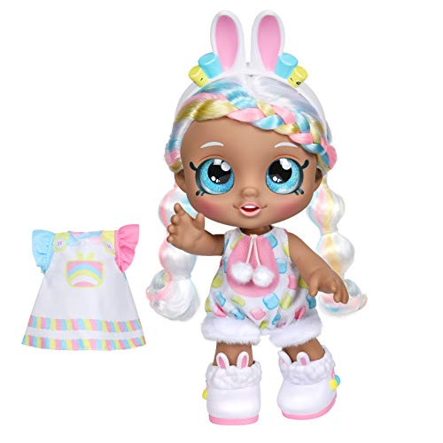 Kindi Kids Dress Up Friends - 10 inch Doll with 2 Outfits - Marsha Mello Bunny, Mutlicolor (50064) Kindi Kids Dress Up Friends - 10 inch Doll with 2 Outfits - Marsha Mello Bunny, Mutlicolor (50064)