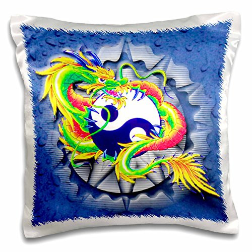 3dRose Yin and yang Oriental Dragon with Amazing Detail and Colors-Pillow Case, 16-inch (pc_128856_1) 3dRose Yin and yang Oriental Dragon with Amazing Detail and Colors-Pillow Case, 16-inch (pc_128856_1)