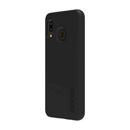 Incipio DualPro Dual-Layer Case for Samsung Galaxy A20 with Hybrid Shock-Absorbing Drop-Protection - Black