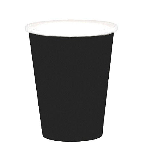 Amscan Paper Cups, 9 oz, Black