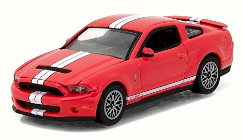 Greenlight 2011 Ford Shelby GT-500, Race Red 13180/48 - 1/64 Scale Diecast Model Toy Car