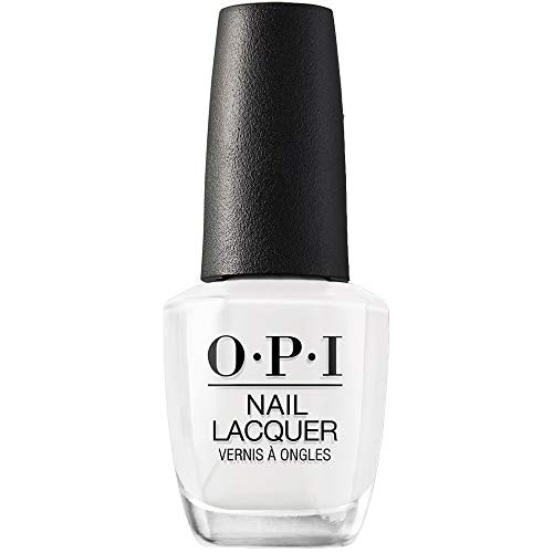 OPI Nail Polish, Nail Lacquer, Alpine Snow, White Nail Polish, 0.5 Fl Oz