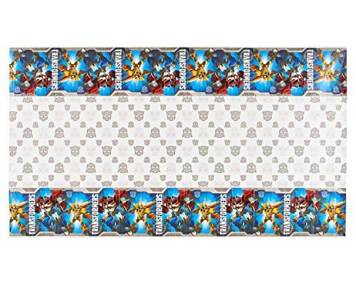 Amscan 571413 Transformers Plastic Table Cover, 1 piece, Party Favor