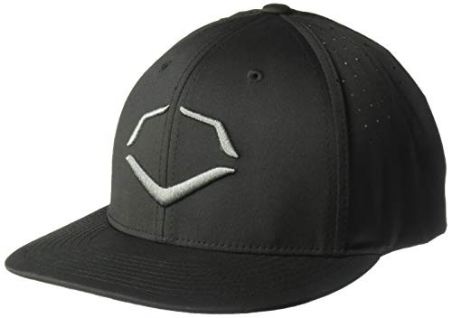 Wilson Sporting Goods Evoshield Tourney Evolite Flexfit Hat, Black, Large/X-Large(7 3/8-7 5/8)