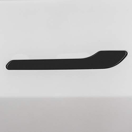 HumanFriendly Tesla Model 3 Full Coverage Door Handle Vinyl Car Wrap Kit - 4 pcs - Matte Black