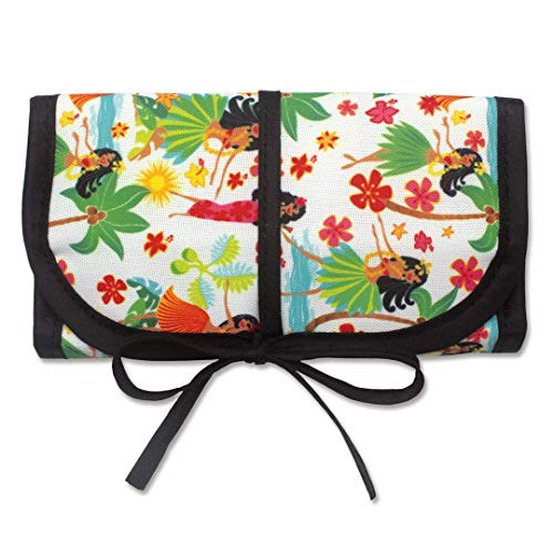 Island Heritage Hawaiian Travel Hanging Jewelry Roll Organizer Bag - Island Hula Honeys