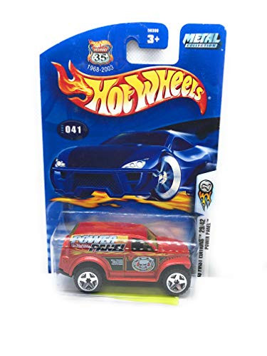 Hot Wheels 2003-041 First Editions Power Panel RED/Orange 1:64 Scale Highway 35