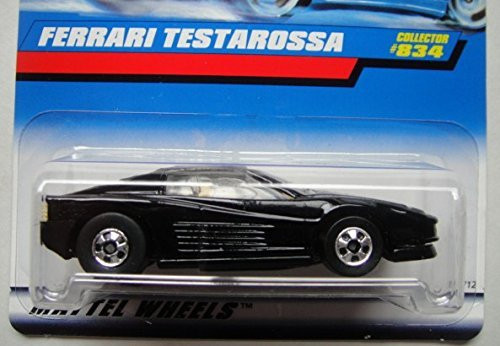 Hot Wheels Black Ferrari Testarossa #834 Hot Wheels Black Ferrari Testarossa #834