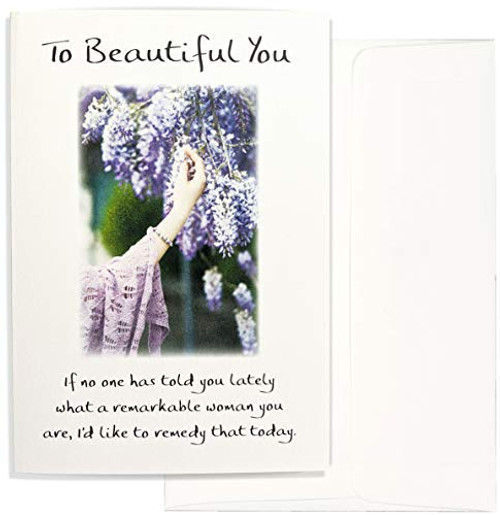 Blue Mountain Arts Greeting Card To Beautiful You Is the Perfect Birthday, Christmas, Mothers Day, or Thank You Card for Her, by Douglas Pagels, Model Number: PIX015