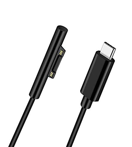 Surface Connect to USB-C Charging Cable,Compatible with Microsoft Surface Laptop, Surface Book, Surface Pro 6/ Pro 5/Pro 4/Pro 3, Surface Laptop 2/2017, Surface Go