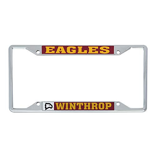 Desert Cactus Winthrop University Eagles NCAA Metal License Plate Frame for Front or Back of Car Officially Licensed (Mascot)