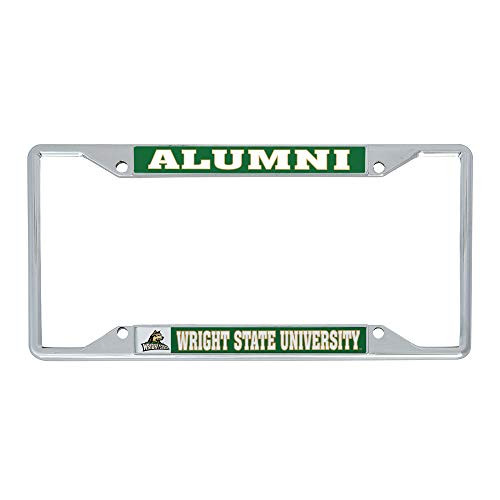Desert Cactus Wright State University WSU Raiders NCAA Metal License Plate Frame for Front or Back of Car Officially Licensed (Alumni)