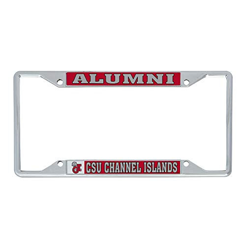 Desert Cactus California Cal State University Channel Islands CSUCI Dolphins NCAA Metal License Plate Frame for Front or Back of Car Officially Licensed (Alumni)